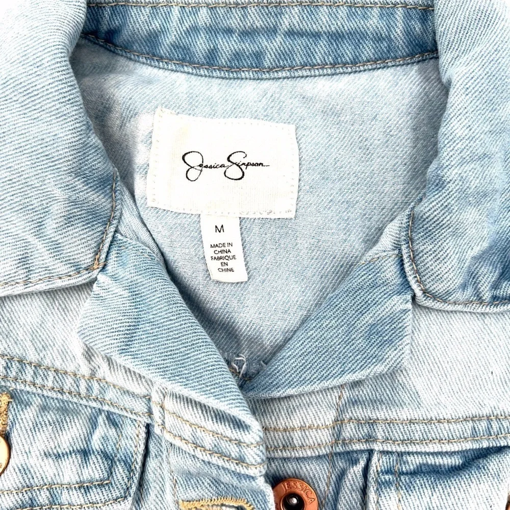 Girls Sz 10/12 Denim Bundle 6 Pc  Cat & Jack | Old Navy Jacket, Jessica Simpson